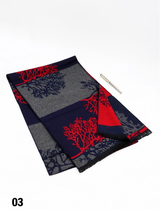 Unisex Reversible Trees print Scarf